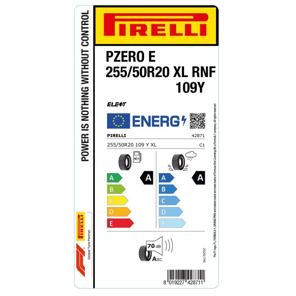 Pirelli P Zero E RunForward 255/50 R20  109Y XL Elect — изображение 2