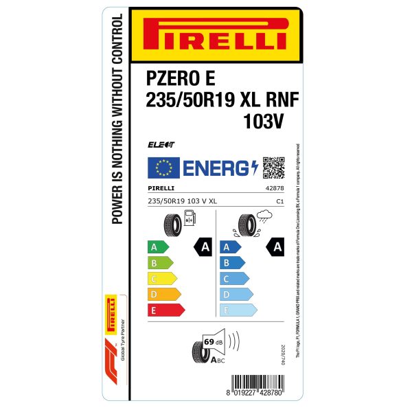 Pirelli P Zero E RunForward 235/50 R19  103V XL Elect — изображение 2